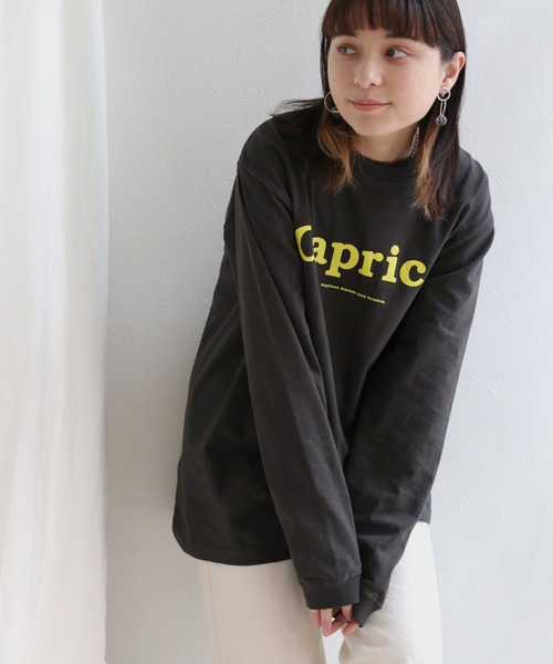 HER CLOSET（ハークローゼット）の「【shemoshelly】オリジナルビッグロゴロンT（Tシャツ/カットソー・レディース・チャコールグレー/ホワイト系その他/杢グレー/ホワイト系その他2・S/M/L）」の6枚目の写真