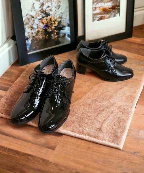 Sugar Sugar(シュガーシュガー)の「【SUGAR SUGAR シュガーシュガー】レースアップマニッシュシューズ(パンプス・レディース・ブラック/ブラック系その他・L/M/LL/S)」の22枚目の写真
