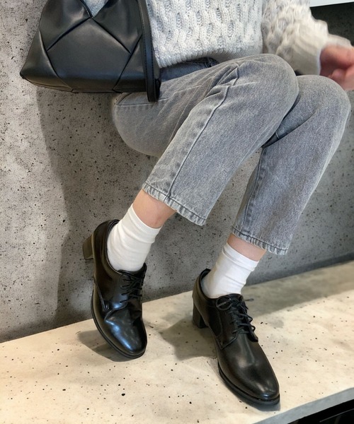 Sugar Sugar(シュガーシュガー)の「【SUGAR SUGAR シュガーシュガー】レースアップマニッシュシューズ(パンプス・レディース・ブラック/ブラック系その他・L/M/LL/S)」の14枚目の写真