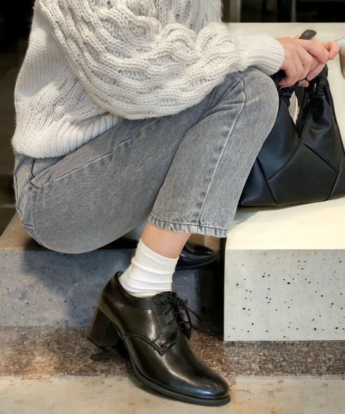 Sugar Sugar(シュガーシュガー)の「【SUGAR SUGAR シュガーシュガー】レースアップマニッシュシューズ(パンプス・レディース・ブラック/ブラック系その他・L/M/LL/S)」の13枚目の写真