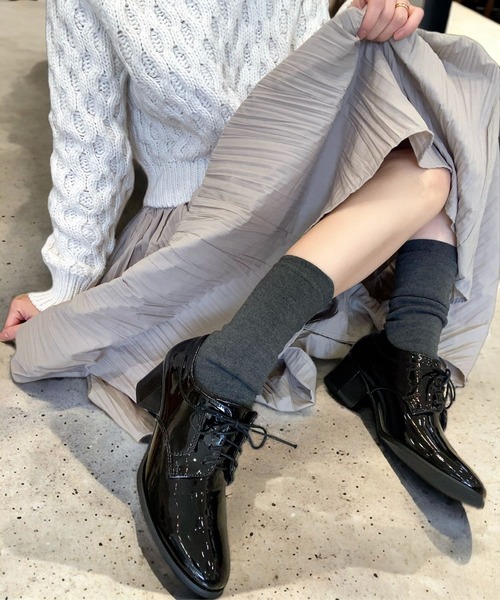 Sugar Sugar(シュガーシュガー)の「【SUGAR SUGAR シュガーシュガー】レースアップマニッシュシューズ(パンプス・レディース・ブラック/ブラック系その他・L/M/LL/S)」の16枚目の写真