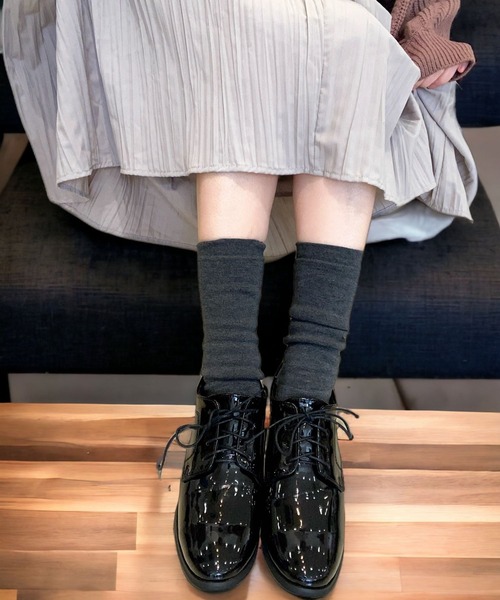 Sugar Sugar(シュガーシュガー)の「【SUGAR SUGAR シュガーシュガー】レースアップマニッシュシューズ(パンプス・レディース・ブラック/ブラック系その他・L/M/LL/S)」の18枚目の写真