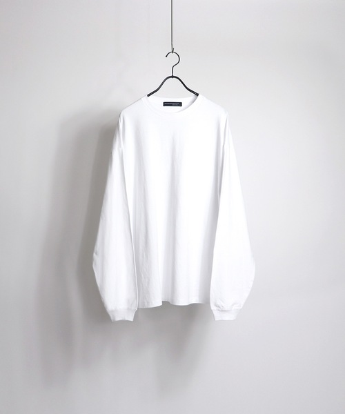 Confirm(コンファーム)の「袖配色ルーズシルエットロンT【Confirm】(Tシャツ/カットソー・メンズ・ホワイト/ホワイト×ブルー/ホワイト×レッド/ブラック×グレー・M/L)」の8枚目の写真