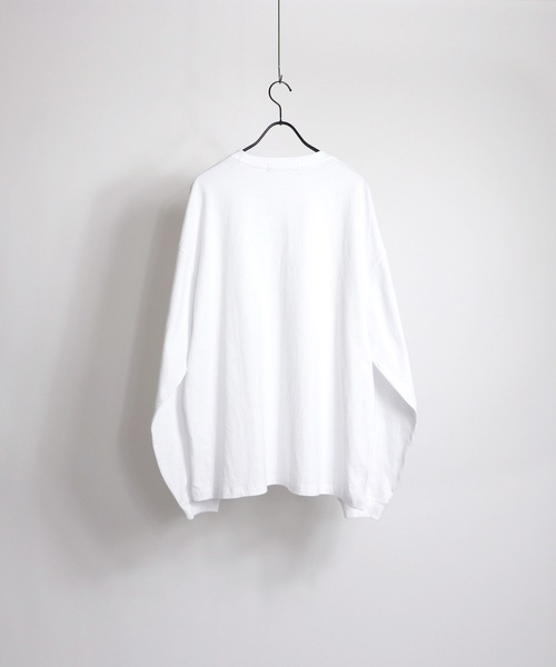 Confirm(コンファーム)の「袖配色ルーズシルエットロンT【Confirm】(Tシャツ/カットソー・メンズ・ホワイト/ホワイト×ブルー/ホワイト×レッド/ブラック×グレー・M/L)」の9枚目の写真