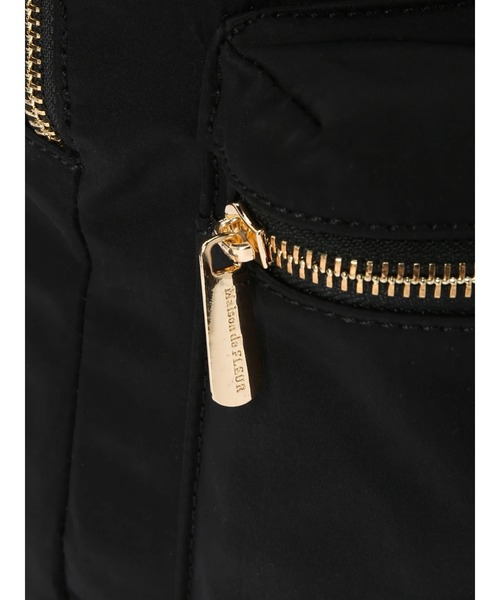 Maison de FLEUR（メゾンドフルール）の「リボンラウンドリュック（バックパック/リュック・レディース・ブラック・FREE）」の2枚目の写真