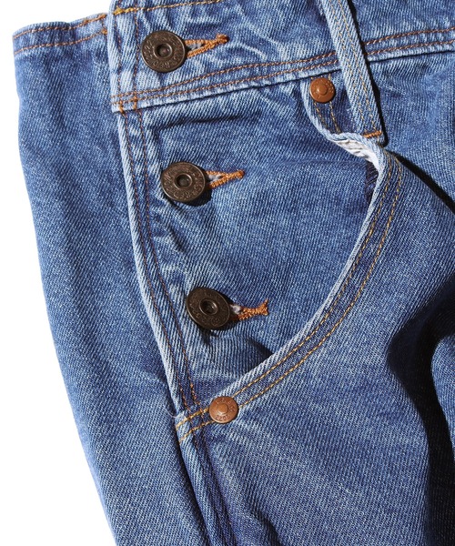 Levi's RED（リーバイスレッド）の「Levi's(R) RED/リーバイスレッド LR UTILITY OVERALL ユーティリティ オーバーオール（サロペット/オーバーオール・レディース・ベージュ/インディゴブルー・S）」の10枚目の写真