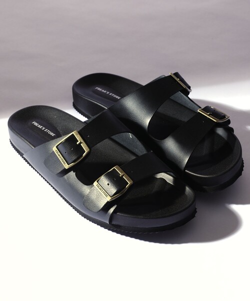 FREAK'S STORE(フリークスストア)の「WEB限定 コンフォータブル ダブルベルト スライドサンダル/レオパード(サンダル・メンズ・ブラック/ベージュ/オリーブ/ブルー系その他/レオパード・23.0cm/24.0cm/25.0cm/26.0cm/27.0cm/28.0cm)」の14枚目の写真