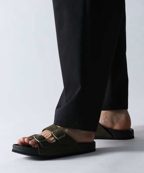 FREAK'S STORE(フリークスストア)の「WEB限定 コンフォータブル ダブルベルト スライドサンダル/レオパード(サンダル・メンズ・ブラック/ベージュ/オリーブ/ブルー系その他/レオパード・23.0cm/24.0cm/25.0cm/26.0cm/27.0cm/28.0cm)」の21枚目の写真