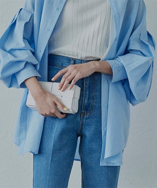 miette（ミエット）の「ｴｺﾚｻﾞｰ編み込み2wayﾐﾆﾊﾞｯｸﾞ（ショルダーバッグ・レディース・オフホワイト/ブラック/イエロー系その他・FREE）」の18枚目の写真