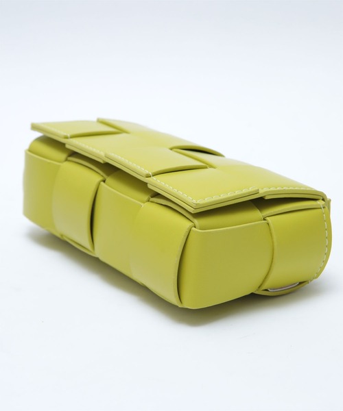 miette（ミエット）の「ｴｺﾚｻﾞｰ編み込み2wayﾐﾆﾊﾞｯｸﾞ（ショルダーバッグ・レディース・オフホワイト/ブラック/イエロー系その他・FREE）」の7枚目の写真