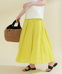 Ray BEAMS | Ray BEAMS / リネン ロング フレア スカート(スカート)