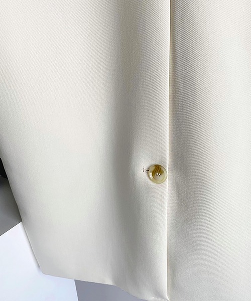 Ulysses（ユリシス）の「テーラードノースリーブジャケット（ベスト・レディース・グレー/ブラック/ベージュ・M/L）」の4枚目の写真