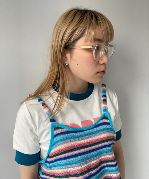 SANSeLF(サンセルフ)の「【SANSeLF】mulch color fringe setup sanw22s051(ワンピース・レディース・ブラウン/ブルー・FREE)」の19枚目の写真