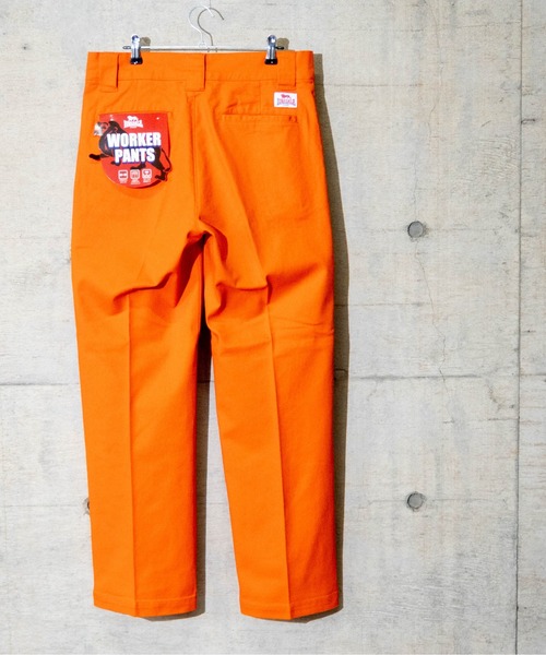 LONSDALE（ロンズデール）の「【3】〔LONSDALE/ロンズデール〕ストレッチツイルカラーワークパンツ（チノパンツ・メンズ・グリーン/レッド/ブラック/ブルー/オレンジ・MEDIUM/X-LARGE/LARGE）」の9枚目の写真