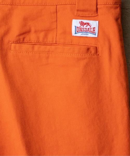 LONSDALE（ロンズデール）の「【3】〔LONSDALE/ロンズデール〕ストレッチツイルカラーワークパンツ（チノパンツ・メンズ・グリーン/レッド/ブラック/ブルー/オレンジ・MEDIUM/X-LARGE/LARGE）」の10枚目の写真