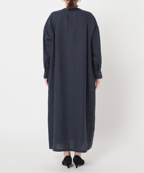 journal standard L'essage（ジャーナルスタンダードレサージュ）の「60リネンVネックワンピース◆（ワンピース・レディース・ホワイト系その他/ネイビー/オリーブ/レッド系その他・38/36）」の10枚目の写真