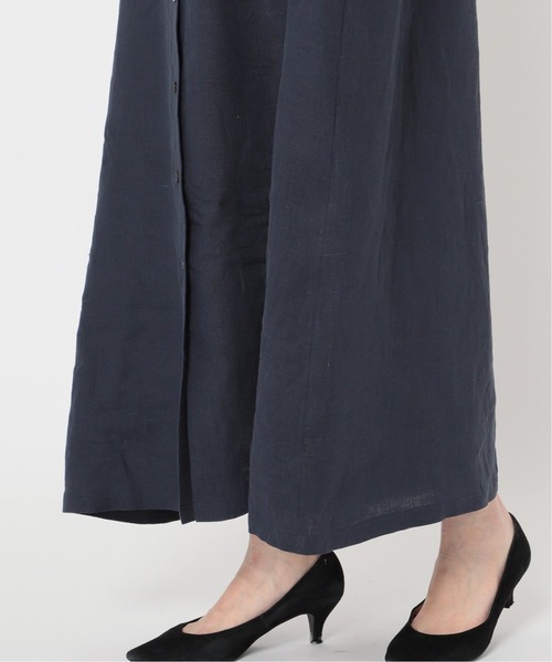 journal standard L'essage（ジャーナルスタンダードレサージュ）の「60リネンVネックワンピース◆（ワンピース・レディース・ホワイト系その他/ネイビー/オリーブ/レッド系その他・38/36）」の15枚目の写真