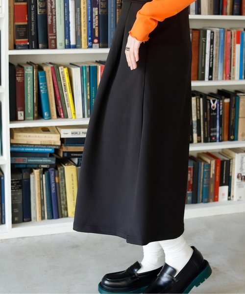 Birthday room（バースデイルーム）の「シンプルVネックジャンスカ（ジャンパースカート・レディース・ブラック・FREE）」の10枚目の写真