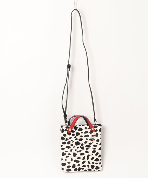 Pal collection（パルコレクション）の「ハラコ風エコバック付スマホポシェット（ショルダーバッグ・レディース・ホワイト/ブラック系その他2/ホワイト系その他/ブラウン・FREE）」の19枚目の写真