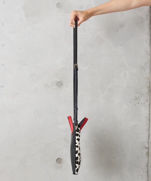 Pal collection（パルコレクション）の「ハラコ風エコバック付スマホポシェット（ショルダーバッグ・レディース・ホワイト/ブラック系その他2/ホワイト系その他/ブラウン・FREE）」の20枚目の写真