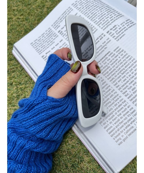 WC(ダブル シー)の「スクエアフレームトイグラス(サングラス・レディース・ブラウン/ホワイト/ブラック・FREE)」の6枚目の写真