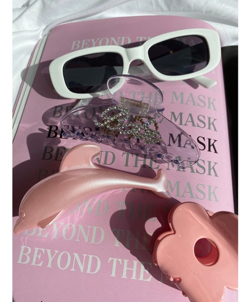 WC(ダブル シー)の「スクエアフレームトイグラス(サングラス・レディース・ブラウン/ホワイト/ブラック・FREE)」の8枚目の写真