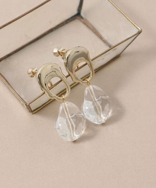MAJESTIC LEGON(マジェスティックレゴン)の「クリアモチーフイヤリング(イヤリング・レディース・A/B/C・FREE)」の2枚目の写真