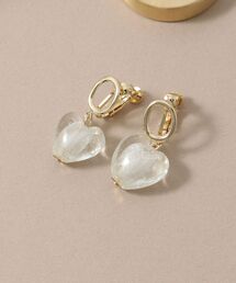 クリアモチーフイヤリング