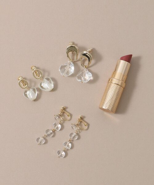 MAJESTIC LEGON(マジェスティックレゴン)の「クリアモチーフイヤリング(イヤリング・レディース・A/B/C・FREE)」の4枚目の写真