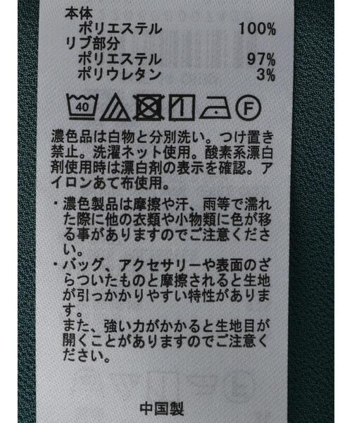 Green　Parks（グリーンパークス）の「シフォンジョーゼットドルマンプルオーバー（Tシャツ/カットソー・レディース・ライトグレー/ブラック/グリーン・FREE）」の9枚目の写真