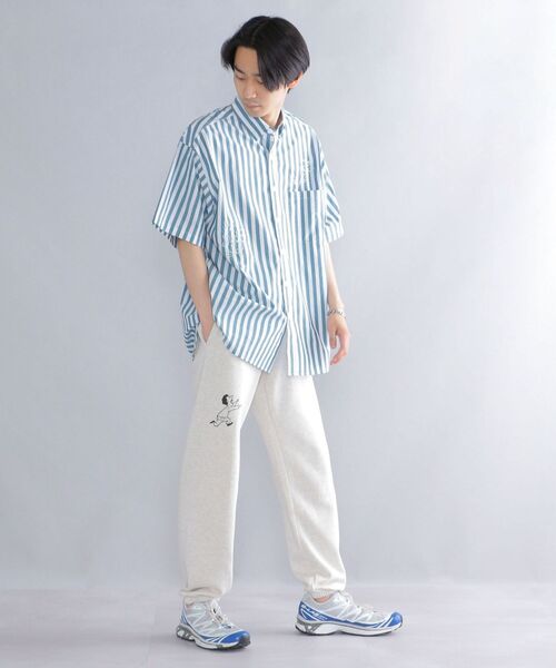 SHIPS(シップス)の「*SHIPS: ROOTS ビッグシルエット フラワー エンブロイダリー ボタンダウン ショートスリーブ シャツ(シャツ/ブラウス・メンズ・オリーブ/ブルー/ライトグリーン/ロイヤルブルー・MEDIUM/LARGE/X-LARGE)」の12枚目の写真