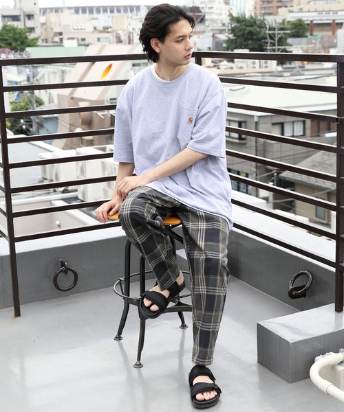 8(eight)(エイト)の「チェックワイドテーパードパンツ(チノパンツ・メンズ・アイボリー/ブラック系その他/グレー系その他/ブラウン/ブラック系その他2/チャコール/ベージュ・LARGE/MEDIUM)」の13枚目の写真