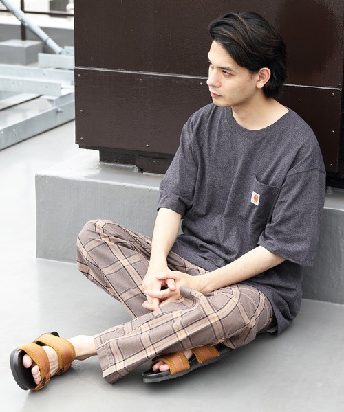 8(eight)(エイト)の「チェックワイドテーパードパンツ(チノパンツ・メンズ・アイボリー/ブラック系その他/グレー系その他/ブラウン/ブラック系その他2/チャコール/ベージュ・LARGE/MEDIUM)」の22枚目の写真