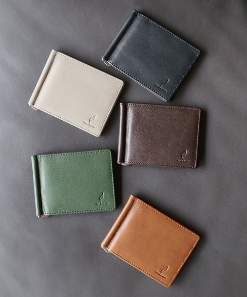 mieno（ミエノ）の「[mieno]牛革レザーマネークリップ（コインケース・レディース・ダークブラウン/ウッド/グリーン/ブラック/ブラウン・FREE）」の8枚目の写真