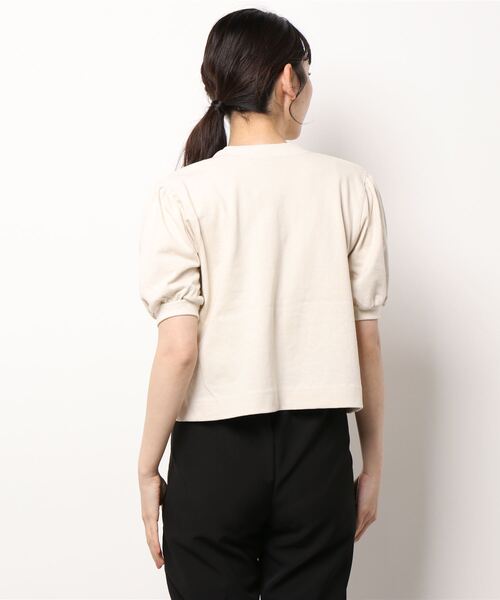 cepo(セポ)の「パフカットカーディガン(カーディガン/ボレロ・レディース・ブラック/オフホワイト/オレンジ/グリーン・M)」の8枚目の写真