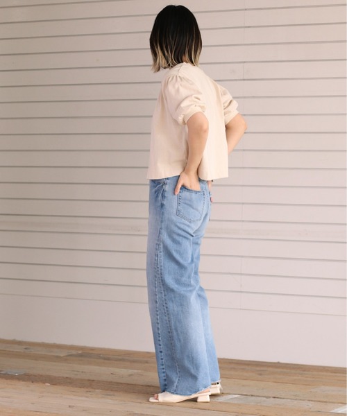 cepo(セポ)の「パフカットカーディガン(カーディガン/ボレロ・レディース・ブラック/オフホワイト/オレンジ/グリーン・M)」の13枚目の写真