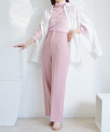 ハイウエストストレートパンツ