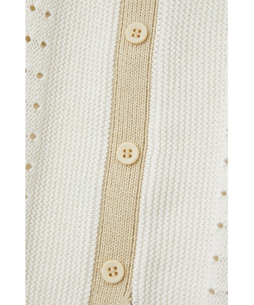 MOUSSY（マウジー）の「FRONT BUTTON KNIT タンクトップ（タンクトップ・レディース・ブルー/ブラック/キナリ・FREE）」の11枚目の写真