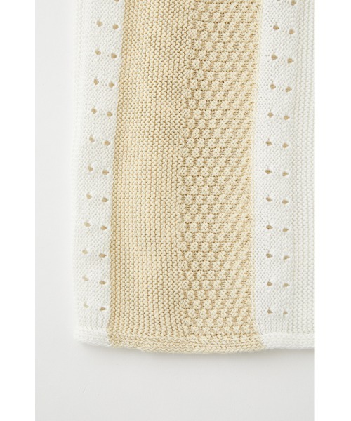 MOUSSY（マウジー）の「FRONT BUTTON KNIT タンクトップ（タンクトップ・レディース・ブルー/ブラック/キナリ・FREE）」の8枚目の写真