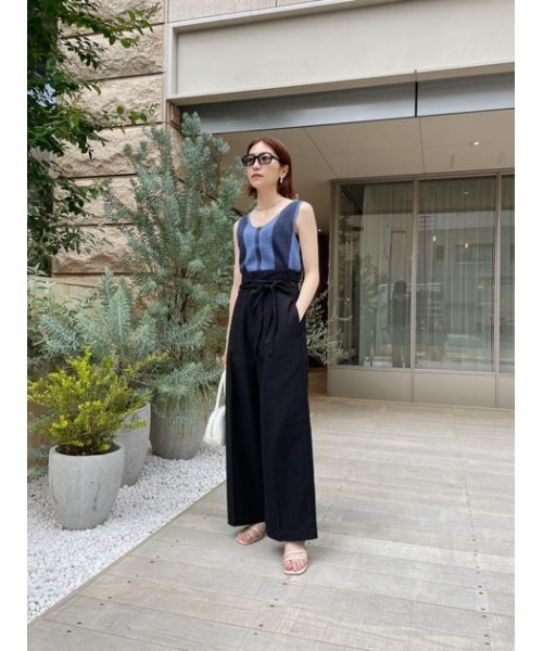 MOUSSY（マウジー）の「FRONT BUTTON KNIT タンクトップ（タンクトップ・レディース・ブルー/ブラック/キナリ・FREE）」の16枚目の写真