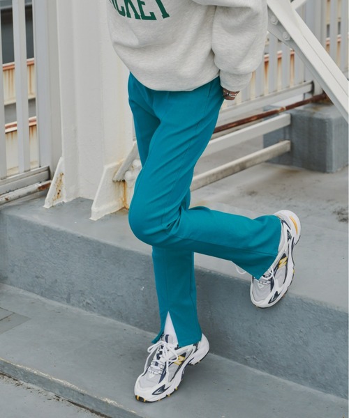 Auntie Rosa Holiday(アンティローザホリデー)の「ストレッチセンタースリットスラックス / サイズ展開あり(スラックス・レディース・ブラック/ピンク/グリーン・SMALL/MEDIUM)」の19枚目の写真