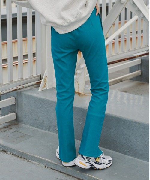 Auntie Rosa Holiday(アンティローザホリデー)の「ストレッチセンタースリットスラックス / サイズ展開あり(スラックス・レディース・ブラック/ピンク/グリーン・SMALL/MEDIUM)」の21枚目の写真