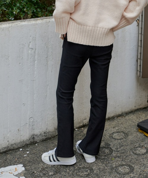 Auntie Rosa Holiday(アンティローザホリデー)の「ストレッチセンタースリットスラックス / サイズ展開あり(スラックス・レディース・ブラック/ピンク/グリーン・SMALL/MEDIUM)」の9枚目の写真