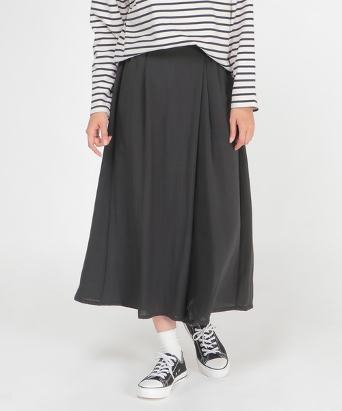 ikka（イッカ）の「RNスラブタックスカーチョ（その他パンツ・レディース・ブラック/イエロー/グリーン・M/L）」の2枚目の写真