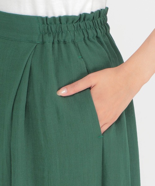 ikka（イッカ）の「RNスラブタックスカーチョ（その他パンツ・レディース・ブラック/イエロー/グリーン・M/L）」の14枚目の写真