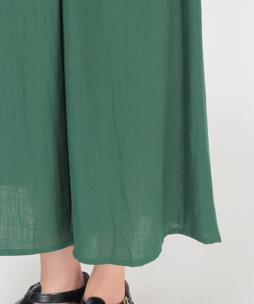 ikka（イッカ）の「RNスラブタックスカーチョ（その他パンツ・レディース・ブラック/イエロー/グリーン・M/L）」の16枚目の写真