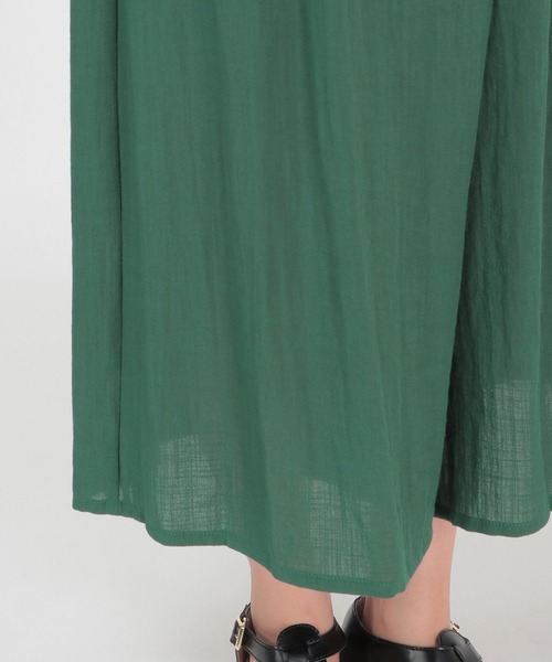 ikka（イッカ）の「RNスラブタックスカーチョ（その他パンツ・レディース・ブラック/イエロー/グリーン・M/L）」の17枚目の写真