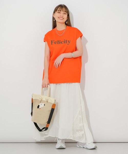 Paradise Picnic（パラダイスピクニック）の「スヌーピー/JUTE サガラ ラウンドバッグ（トートバッグ・レディース・ホワイト/アイボリー・FREE）」の11枚目の写真