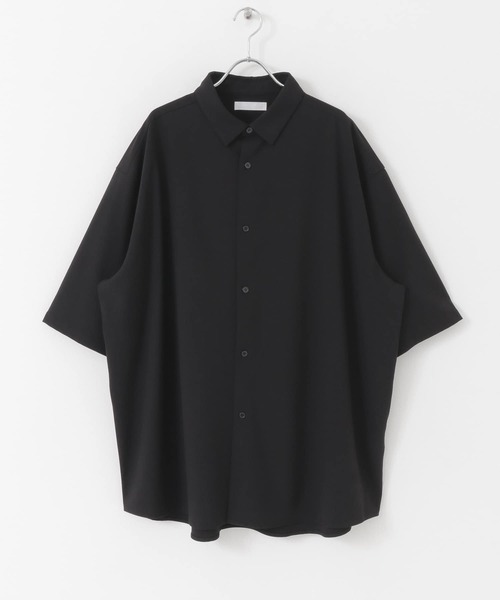 SENSE OF PLACE by URBAN RESEARCH（センスオブプレイスバイアーバンリサーチ）の「『セットアップ対応』 エクストラルーズシャツ(5分袖)（シャツ/ブラウス・メンズ・ホワイト/ブラック/ライトベージュ・MEDIUM/LARGE）」の20枚目の写真