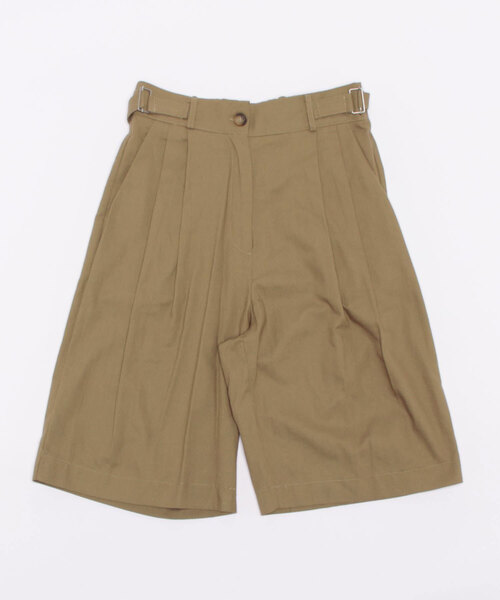 Q(キュー)の「タックハーフパンツ(その他パンツ・レディース・オリーブ/ベージュ・MEDIUM)」の22枚目の写真